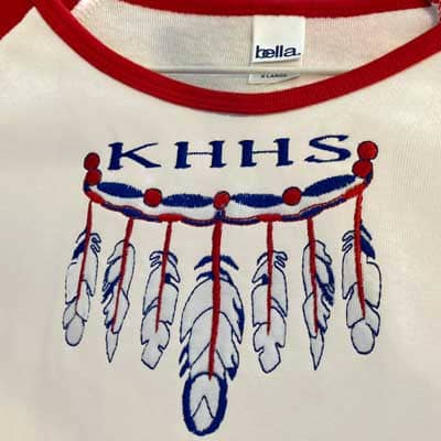 Keystone Height Locker Room embroidery KHHS